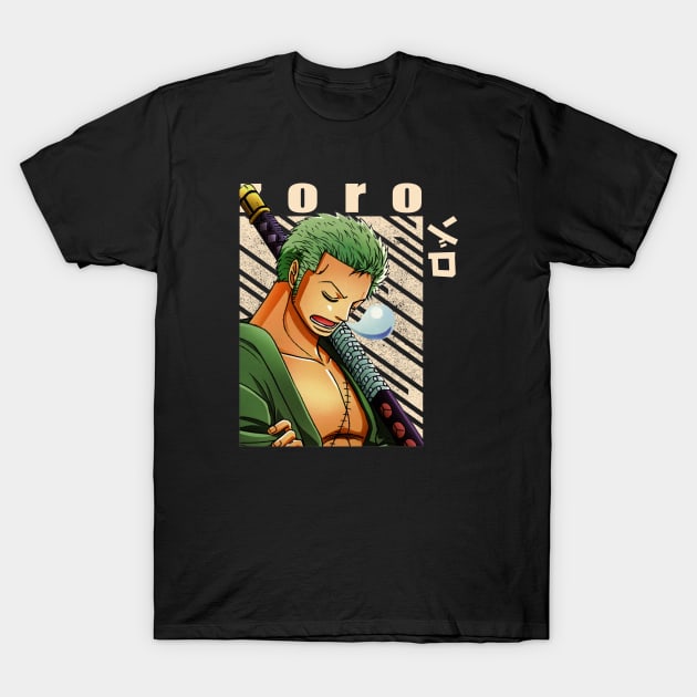 Roronoa Zoro One Piece T-Shirt by Otaku Emporium